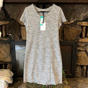 41 Hawthorn size medium dress gray black white NWT